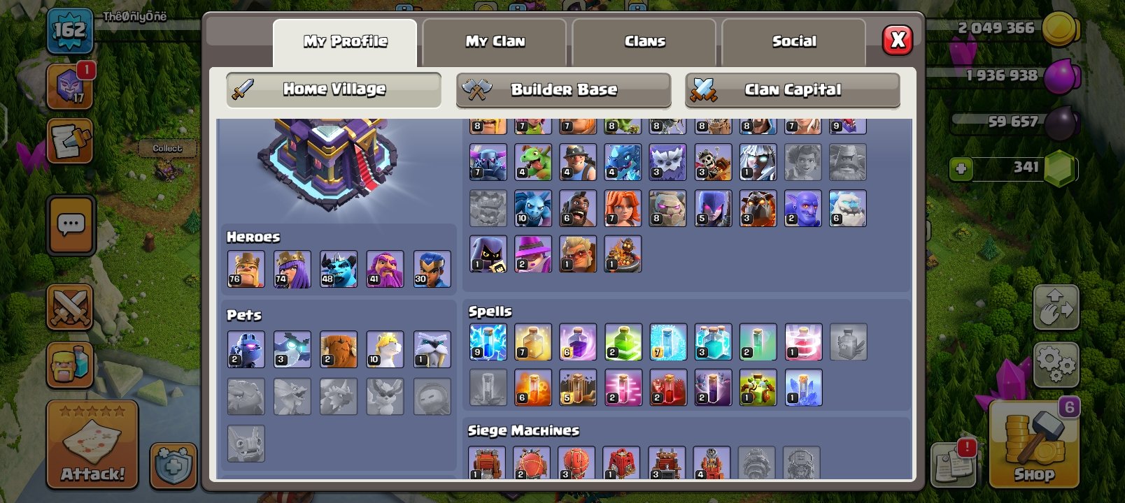 🏰 Clash of Clans акаунт | 15 ратуша | 165 рівень