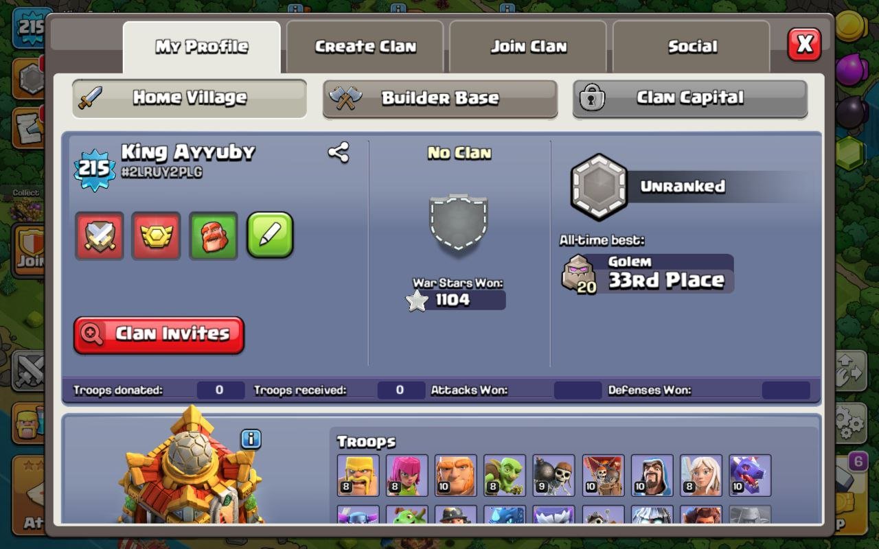 🏰 Clash of Clans акаунт | Ратуша 16 | Рівень 215