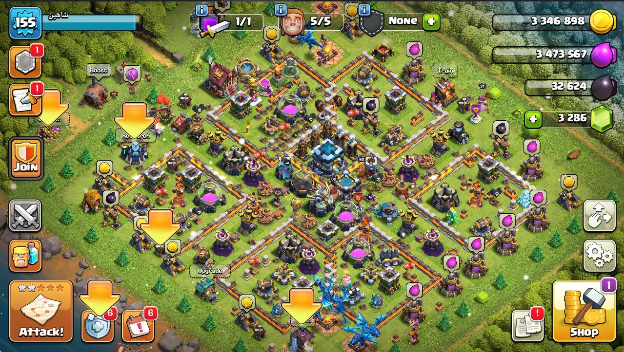 🏰 Clash of Clans акаунт | Ратуша 13 рівня | Рівень 155