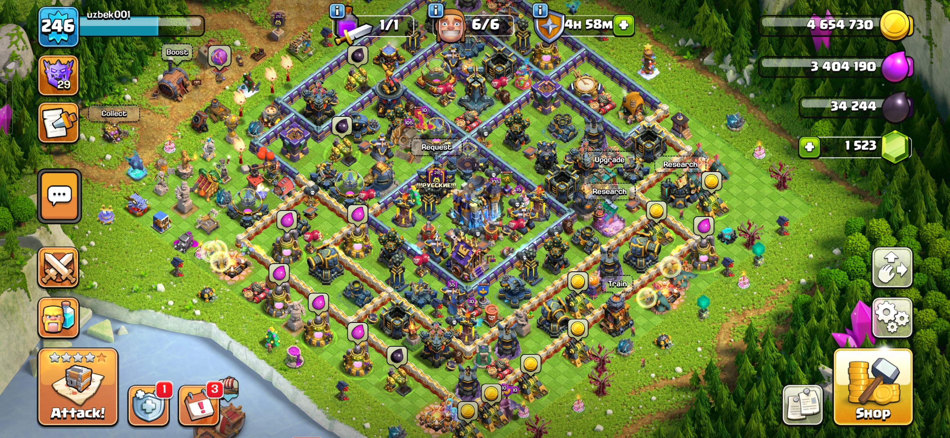 🏰 Clash of Clans акаунт | 18 ратуша | Рівень: 100