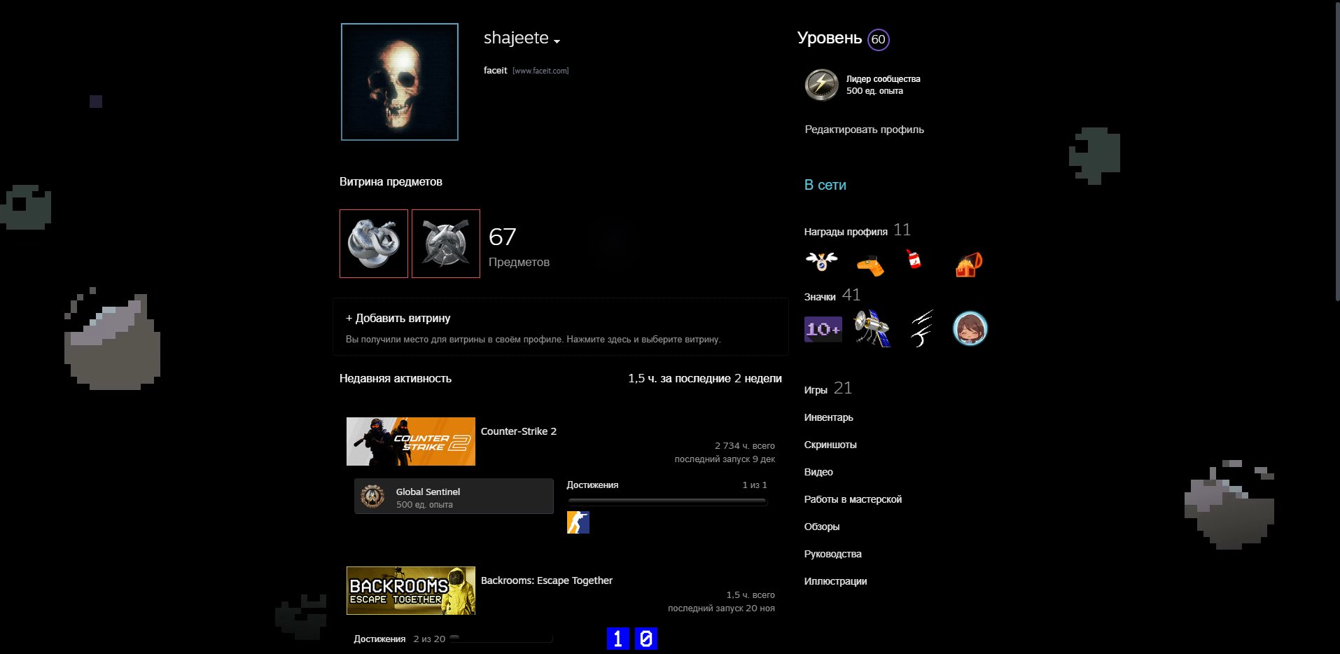 🏆 CS Prime | 🎯 Faceit LVL 4 | 🕒 300 hours — Ready for Ranked Matches