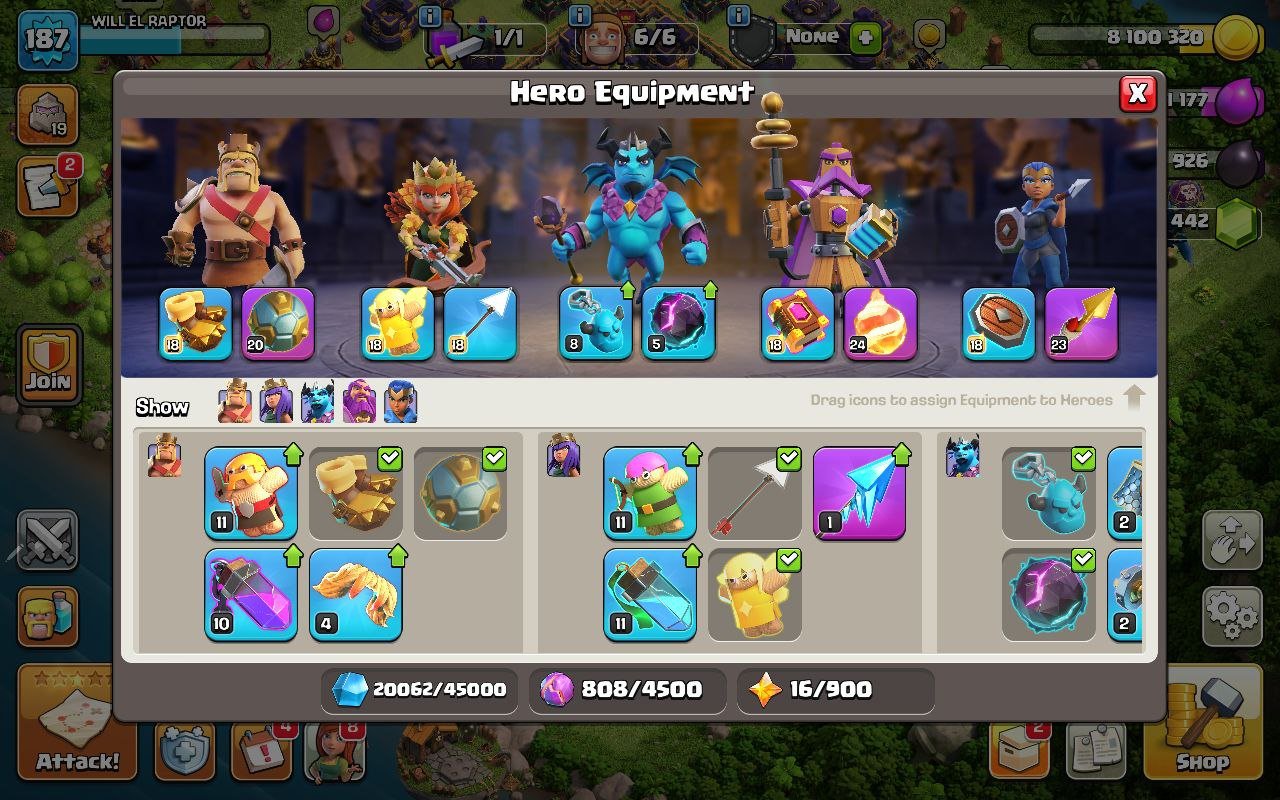 🏰 Clash of Clans акаунт | 15 ратуша | 187 рівень