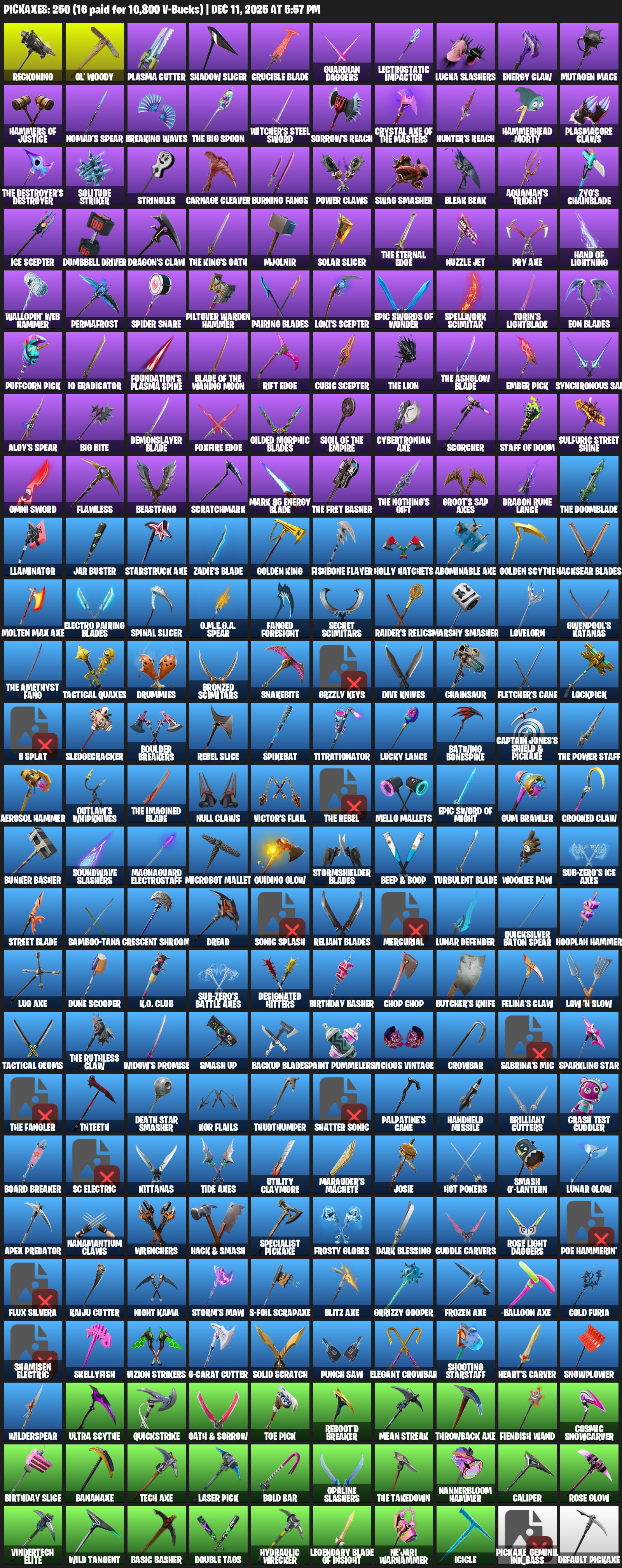🎨 218 skins | 🌟 Fortnite account