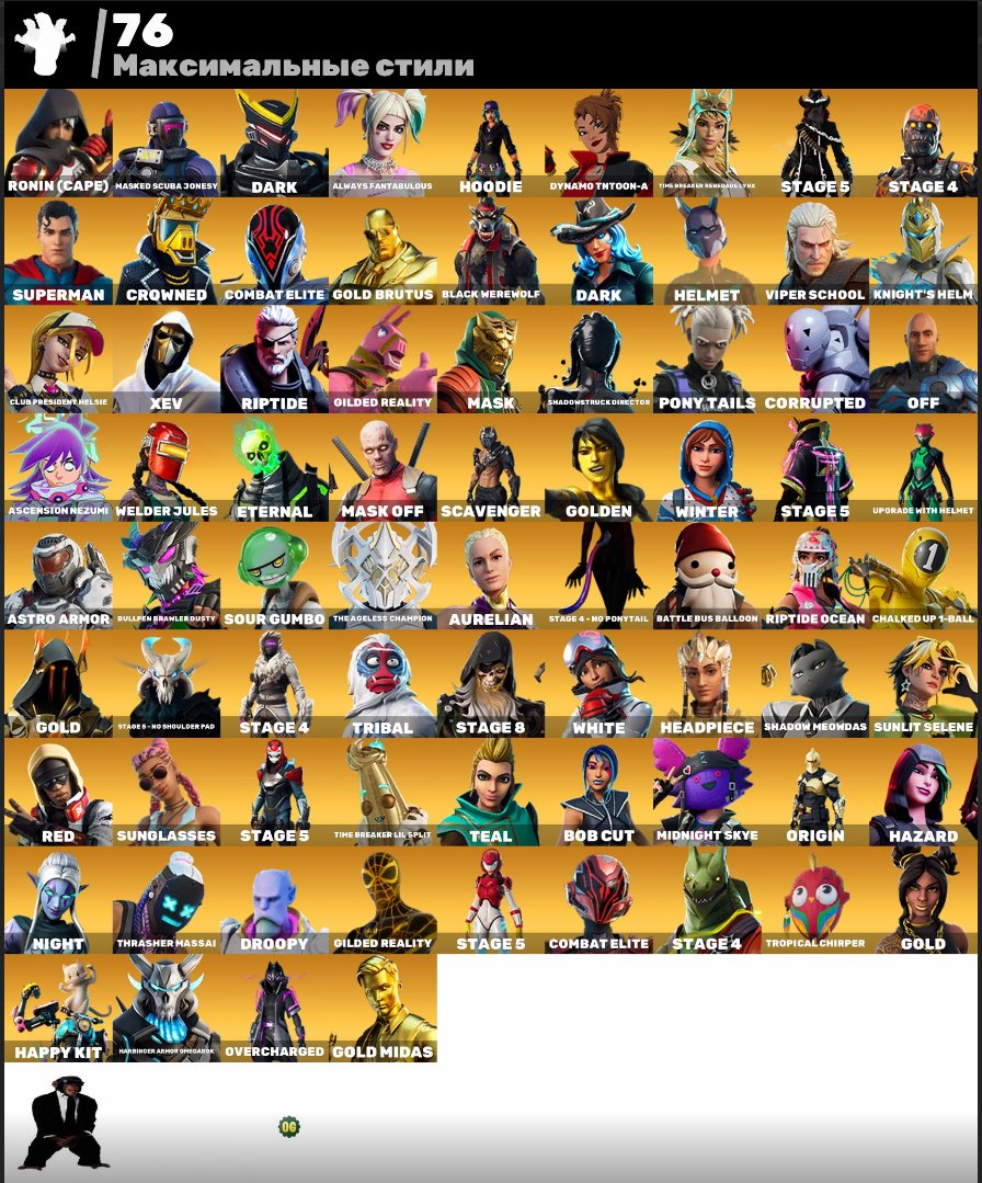 🎨 187 skins | 🌟 Fortnite account