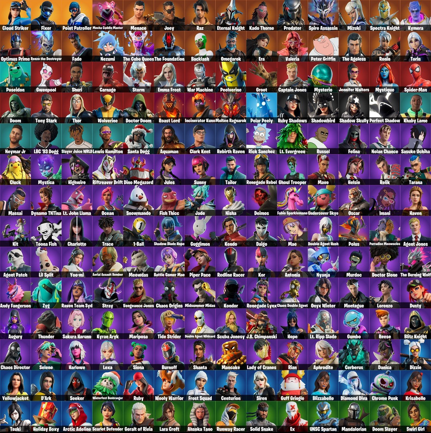 🎨 205 скінів | 🌟 Fortnite акаунт