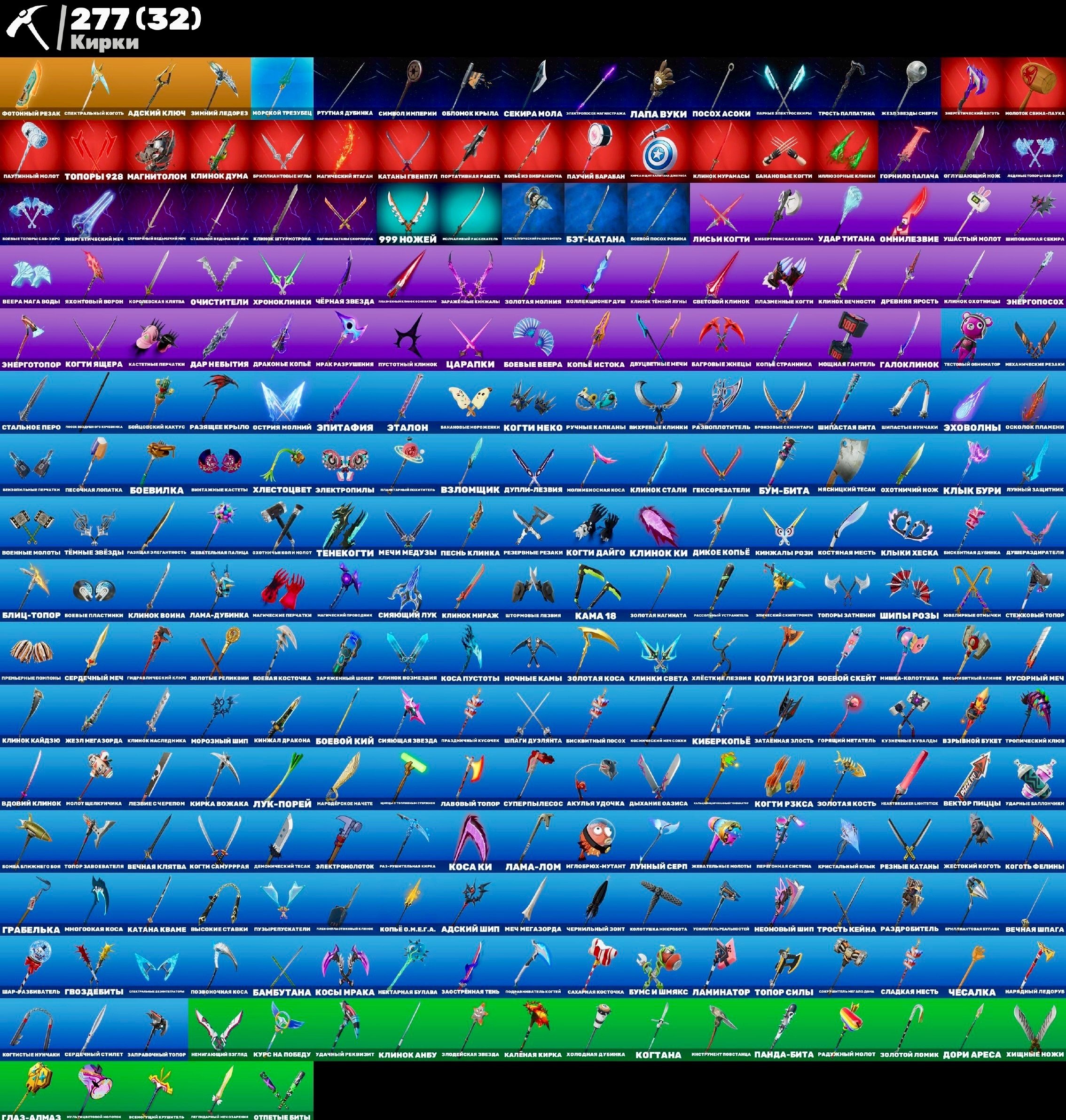 🎨 309 скінів | 🌟 Fortnite акаунт