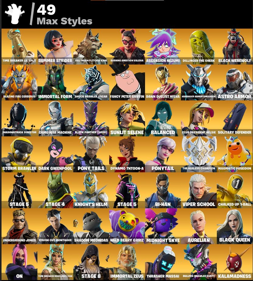 🎨 130 скінів | 🌟 Fortnite акаунт