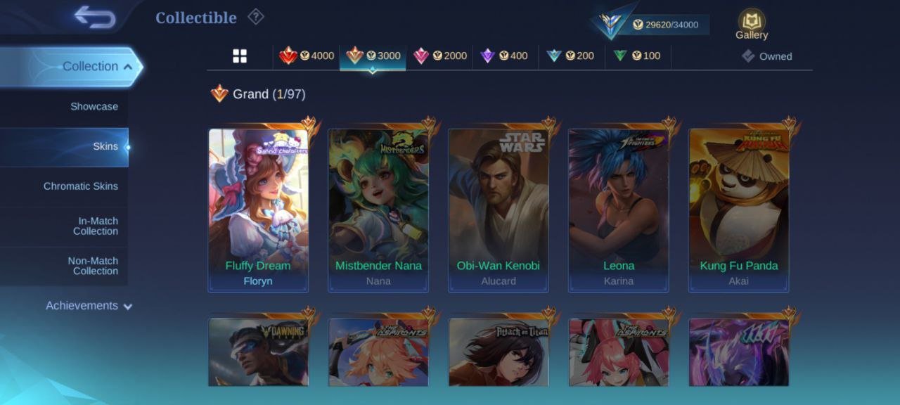 🎮 Mobile Legends account | Mythic | 67 heroes | 127 skins