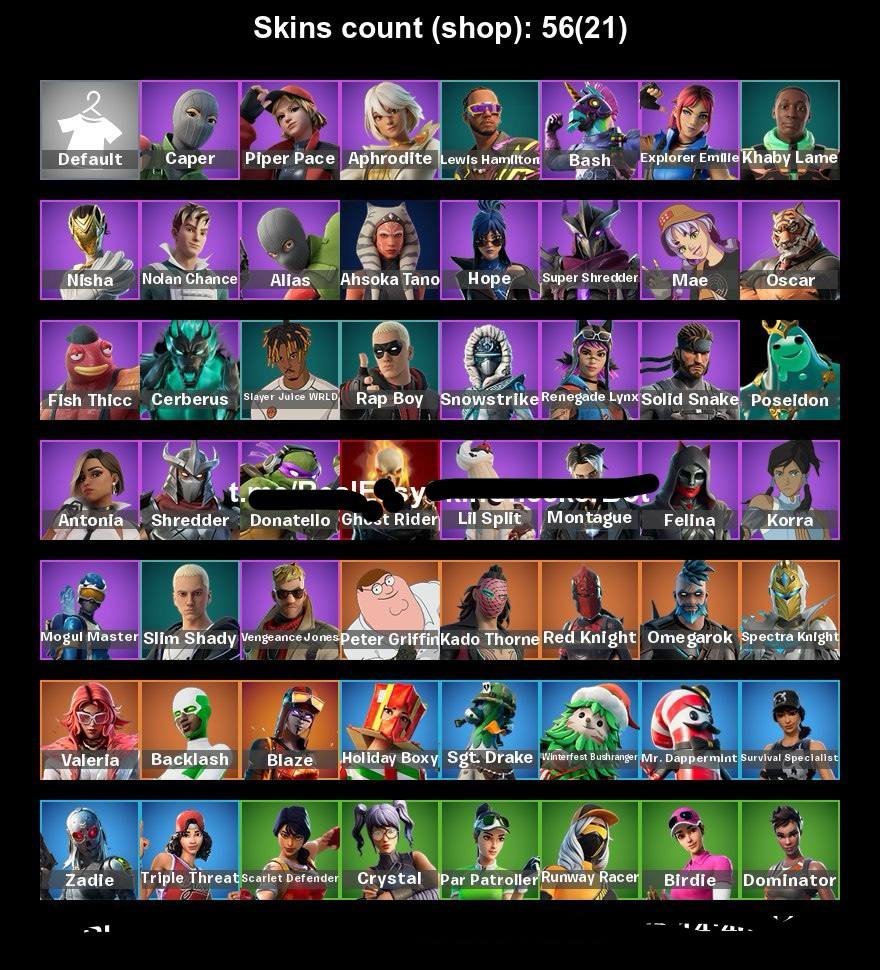 🎨 55 skins | 🌟 Fortnite account