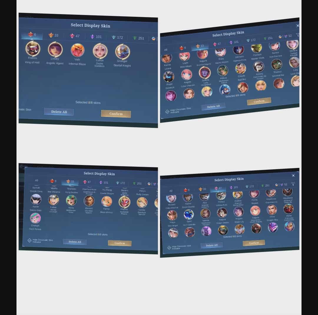 🎮 Mobile Legends account | Mythical Immortal | 130 heroes | 662 skins