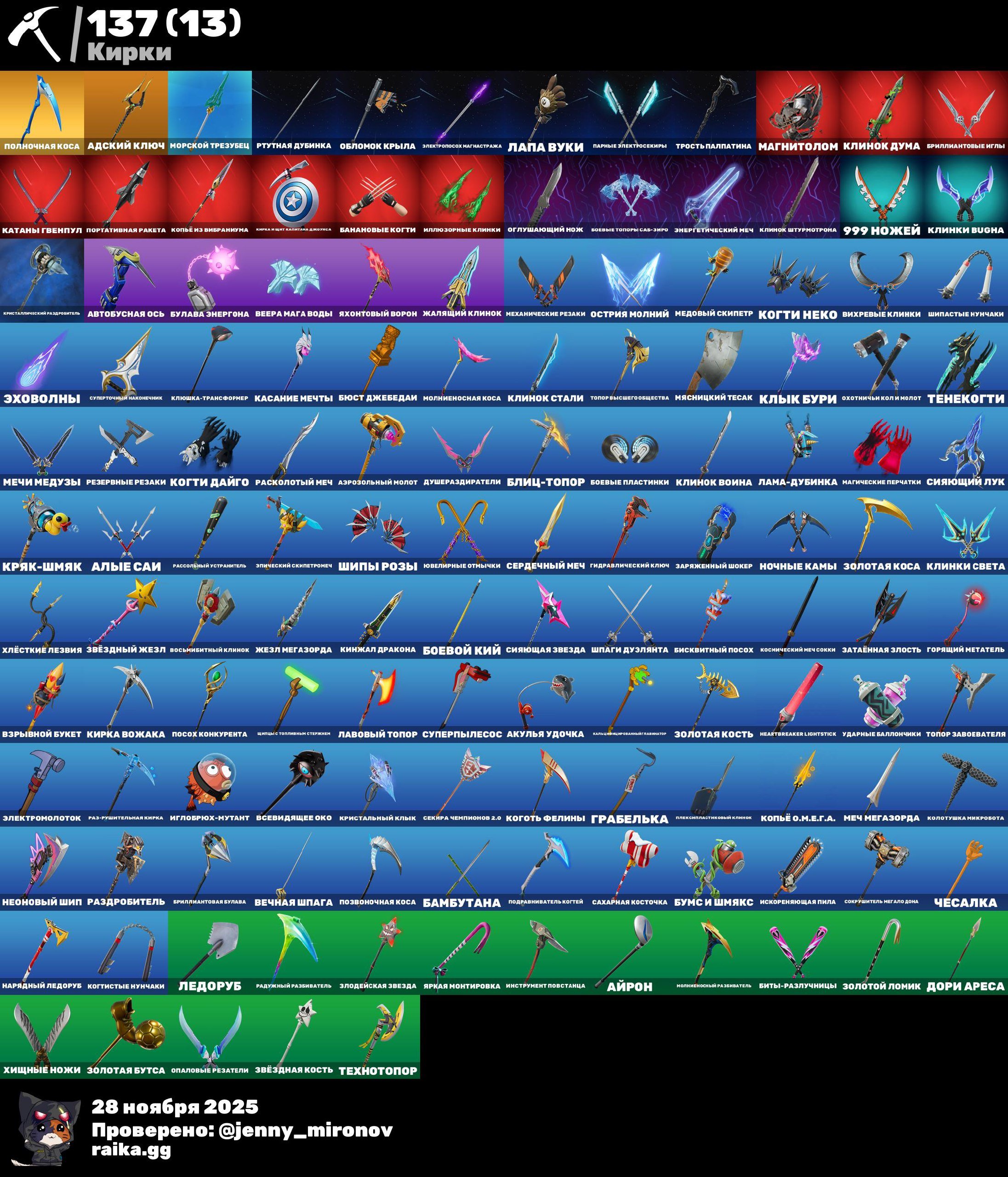 🎨 111 skins | 🌟 Fortnite account