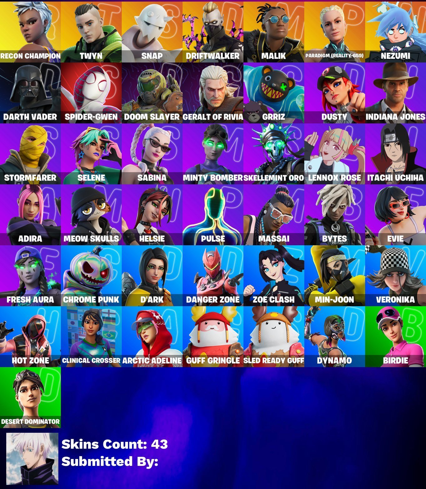 🎨 55 skins | 🌟 Fortnite account