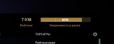 🏅 MMR 7038 | 🕒 180 hours | 🛡 12000