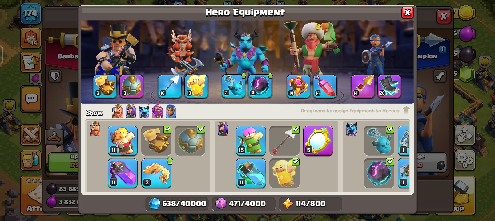 🏰 Clash of Clans акаунт | 14 ратуша | 98 рівень