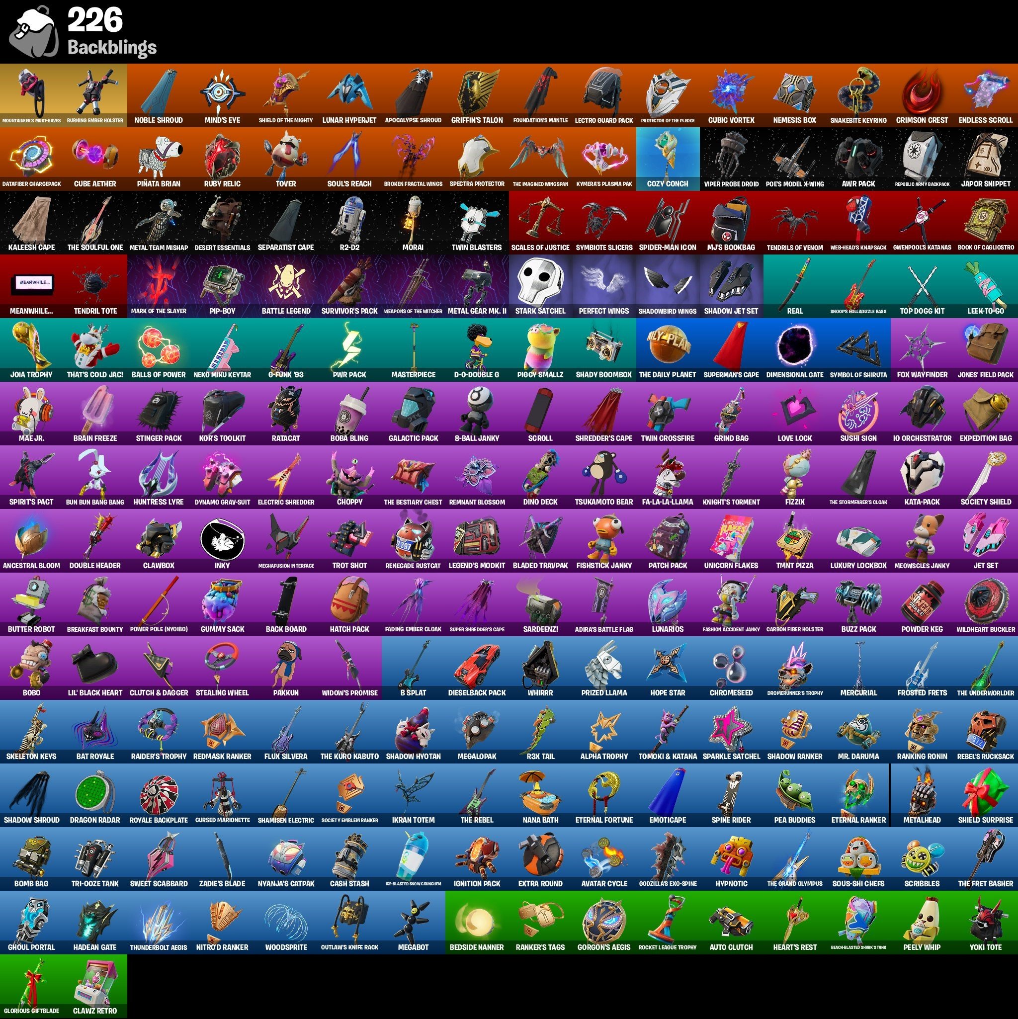 🎨 190 skins | 🌟 Fortnite account