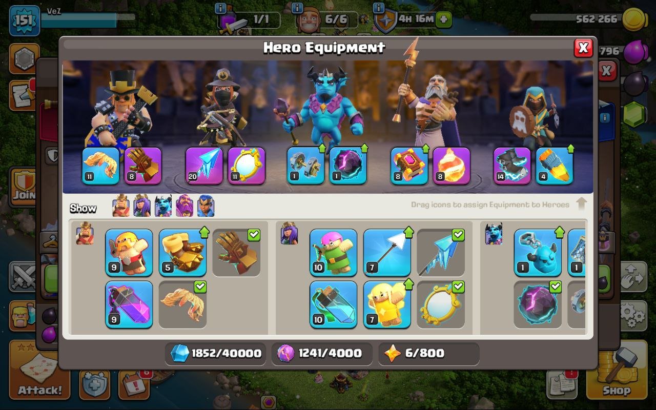 🏰 Clash of Clans акаунт | 14 ратуша | Рівень 151