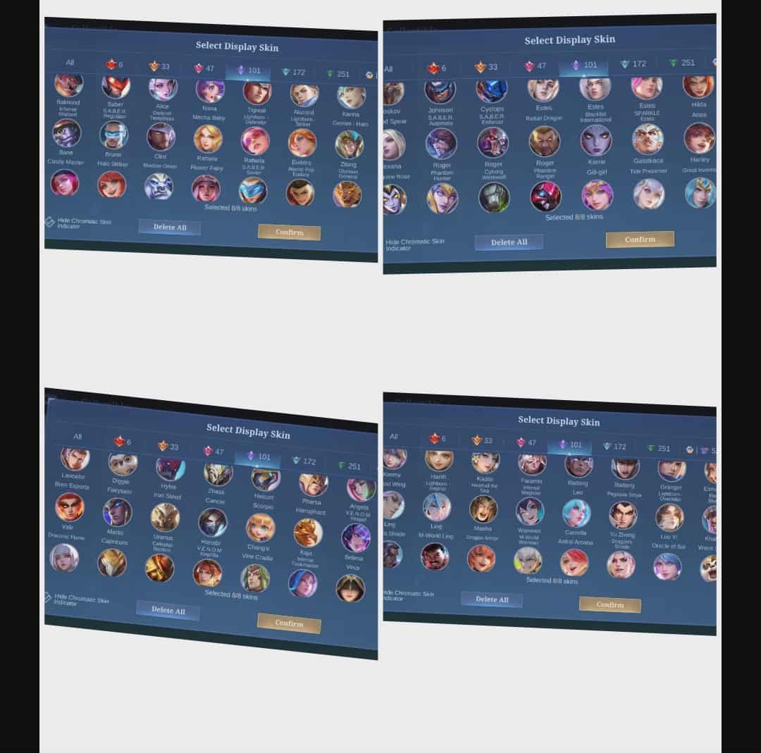 🎮 Mobile Legends account | Mythical Immortal | 130 heroes | 662 skins