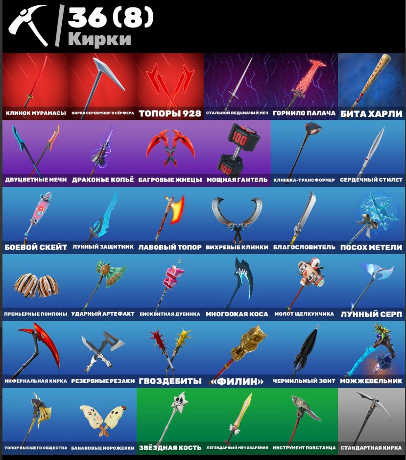 🎨 36 скінів | 🌟 Fortnite акаунт