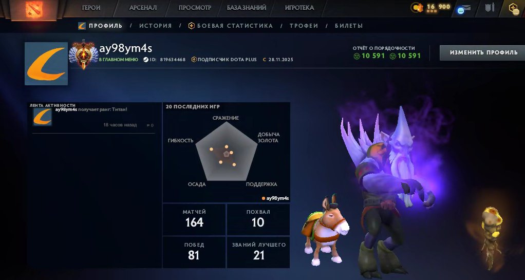 🏅 MMR 6295 | 🕒 362 hours | 🛡 12000