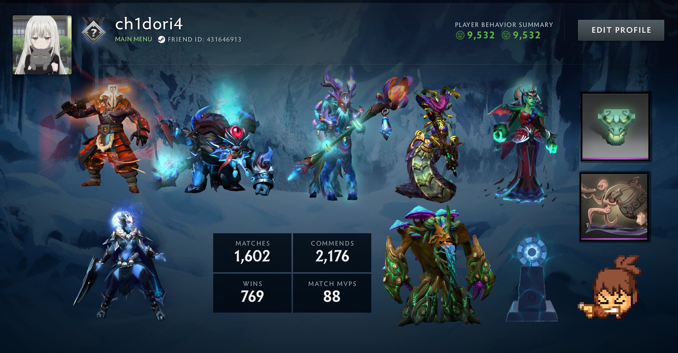 🏅 MMR 1500 | 🕒 1600 годин | 🛡 9500