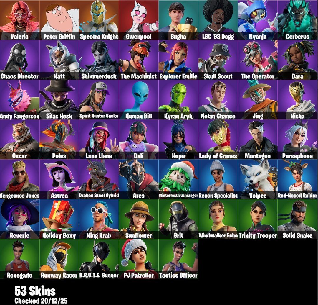 🎨 53 skins | 🌟 Fortnite account