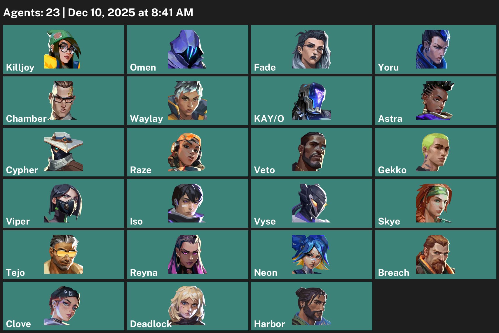 🎯 Valorant account | Platinum 1 | EU | 23 agents