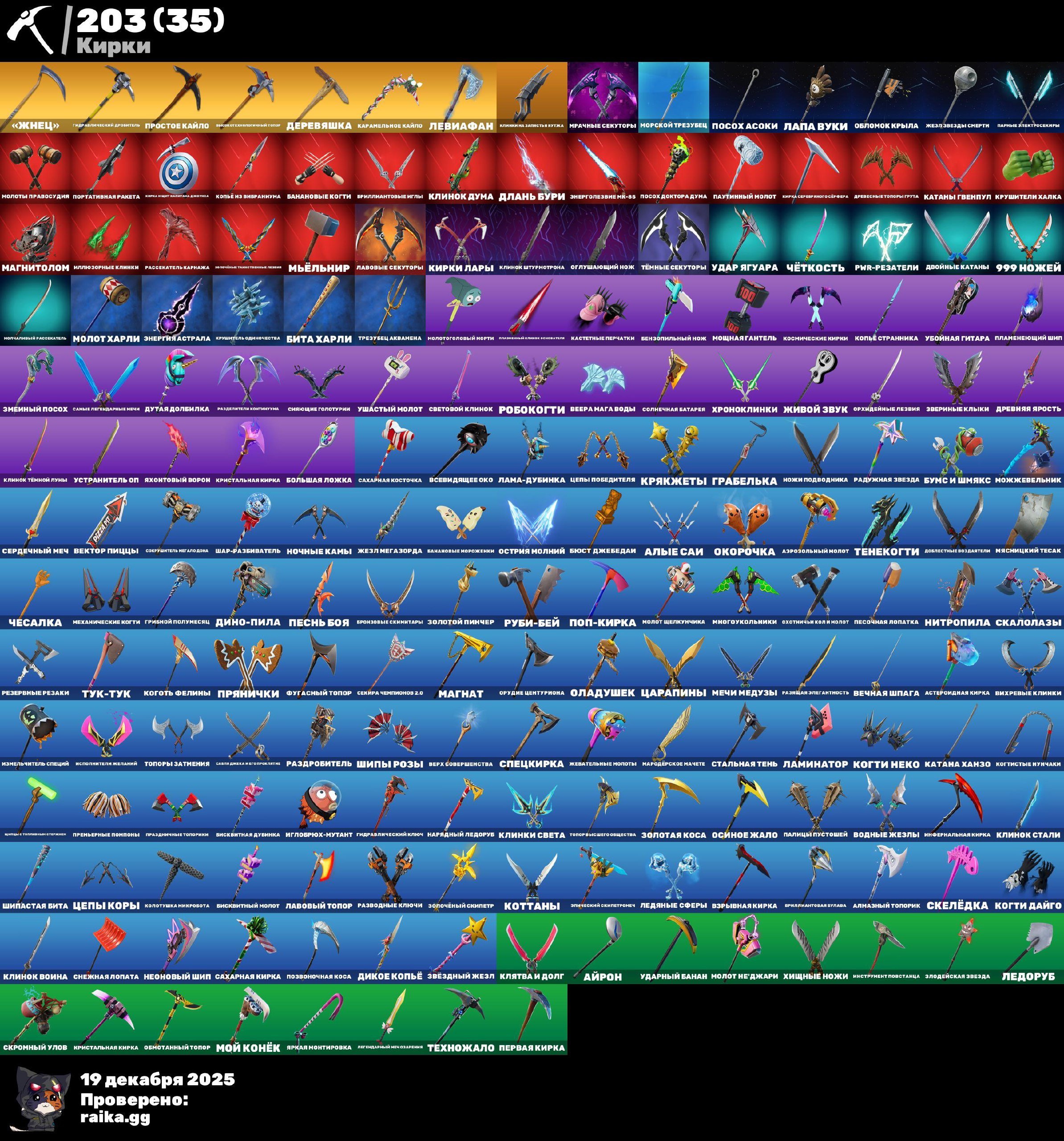 🎨 223 skins | 🌟 Fortnite account