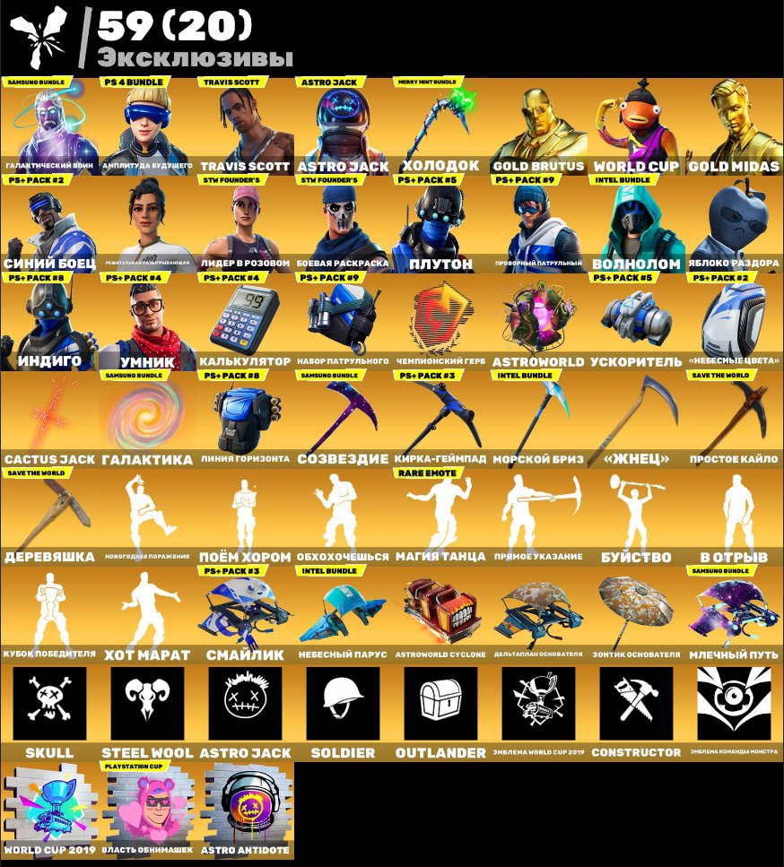 🎨 196 скінів | 🌟 Fortnite акаунт