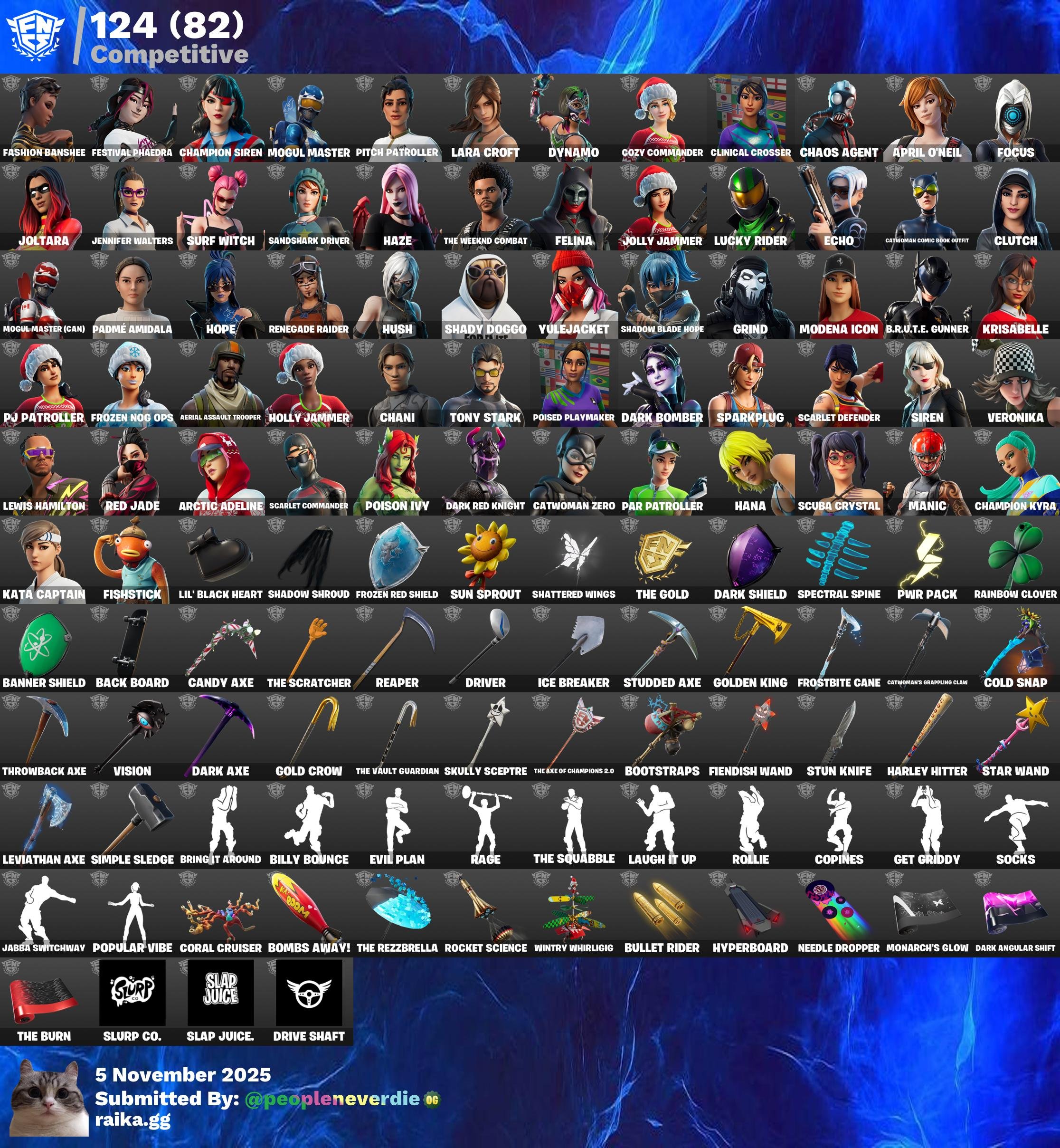 Stacked account with 502 skins | Leviathan | Midas