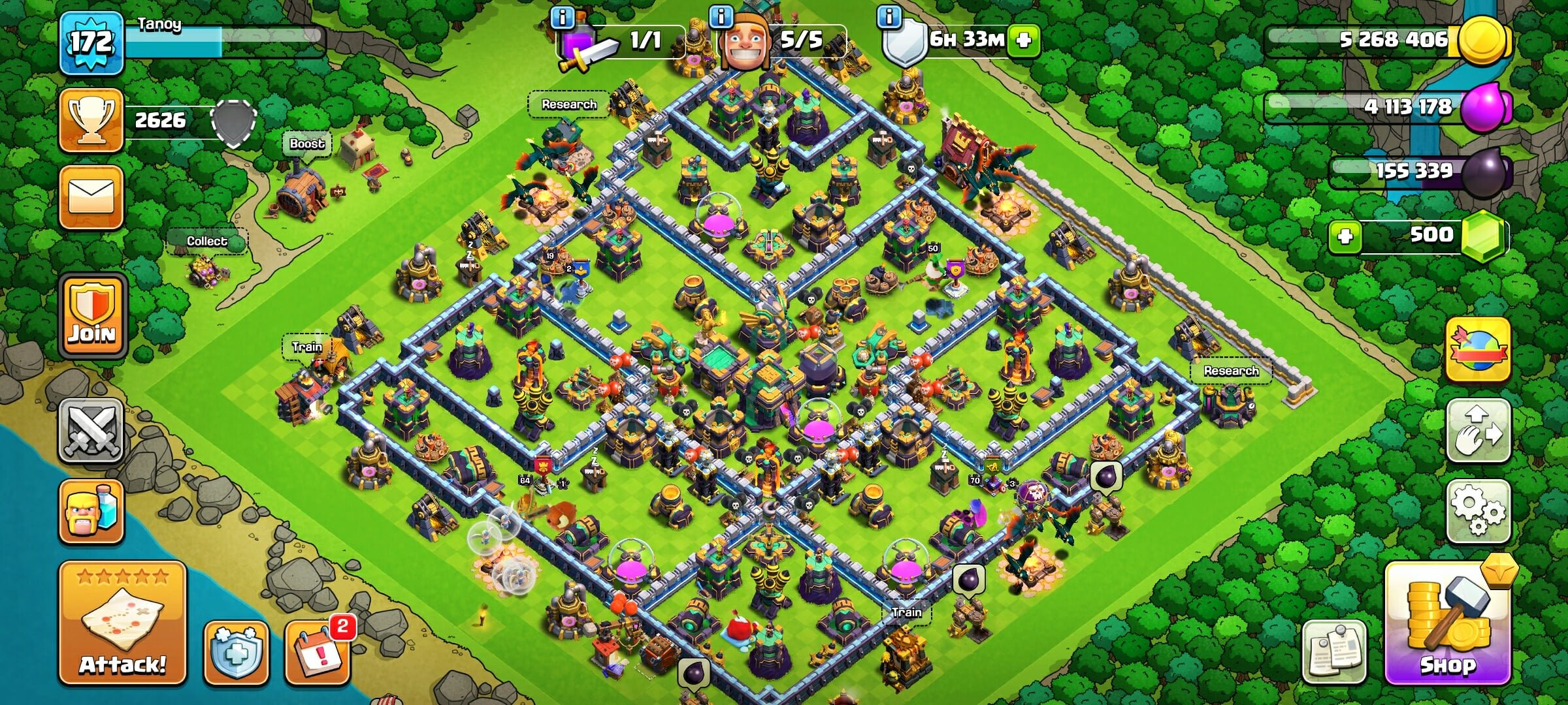 🏰 Clash of Clans акаунт | Ратуша 14 | Рівень 100