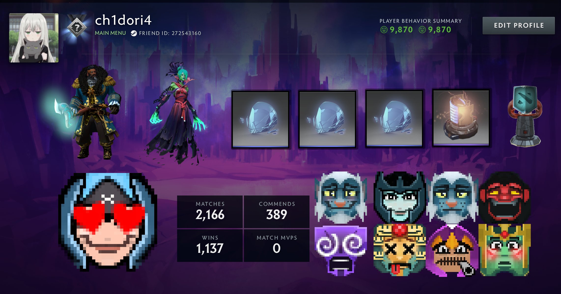 🏅 MMR 2000 | 🕒 2200 годин | 🛡 9800