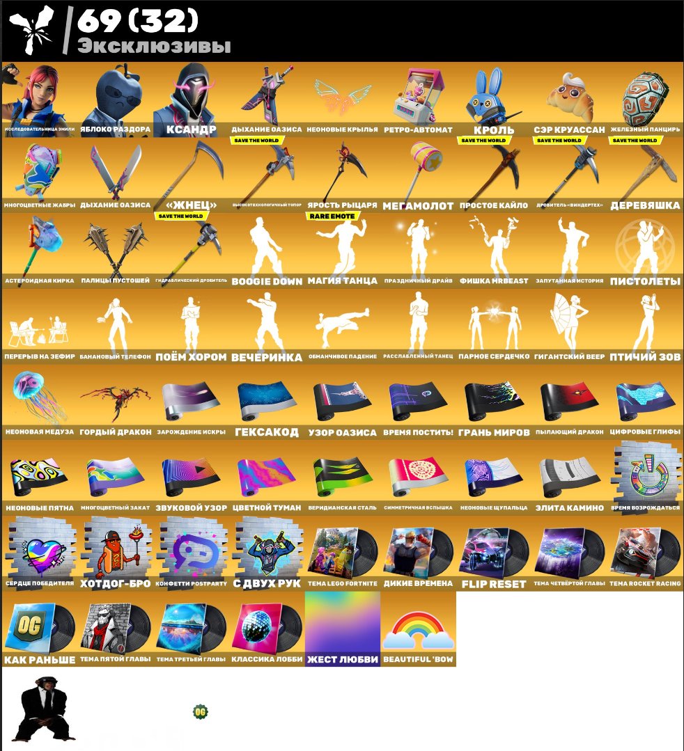 🎨 224 skins | 🌟 Fortnite account