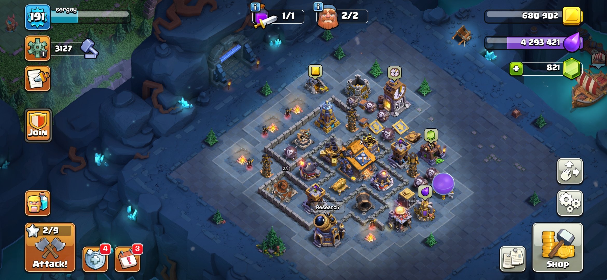 🏰 Clash of Clans акаунт | Ратуша 14 рівень | Уровень 0