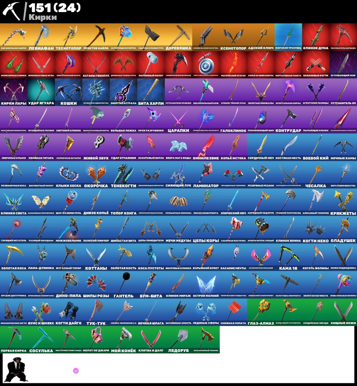 🎨 263 skins | 🌟 Fortnite account