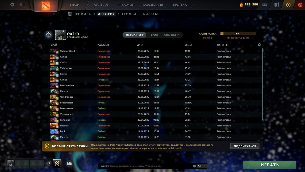 🏅 MMR 10000 | 🕒 700 hours | 🛡 9500