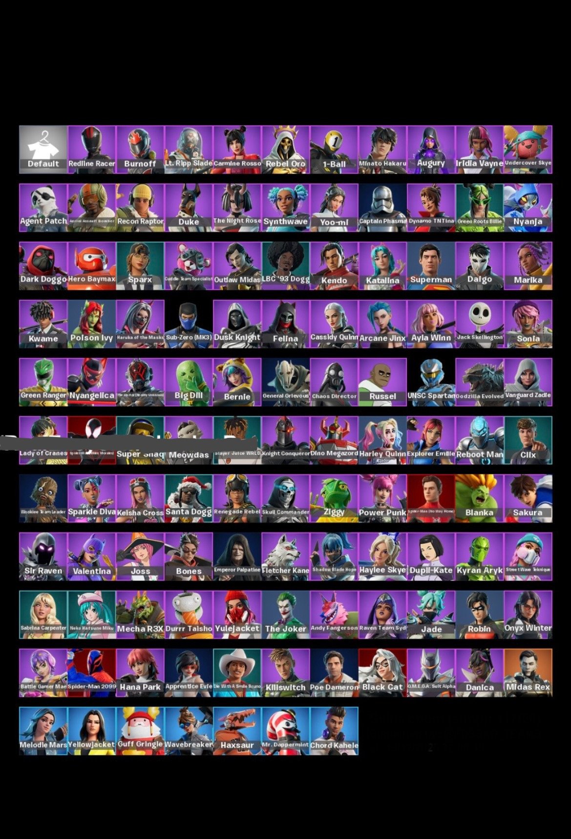 🎨 117 skins | 🌟 Fortnite account