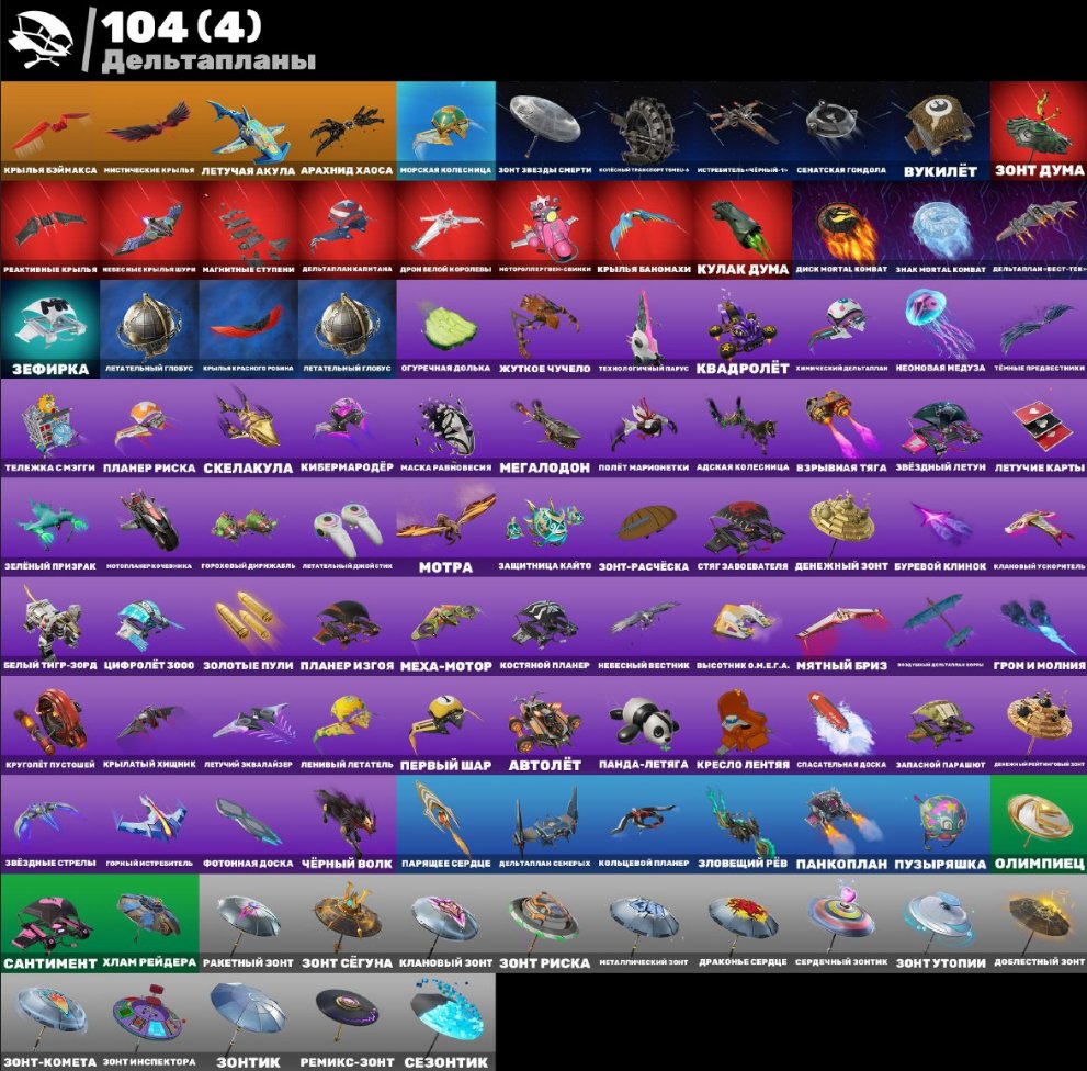 🎨 261 skins | 🌟 Fortnite account