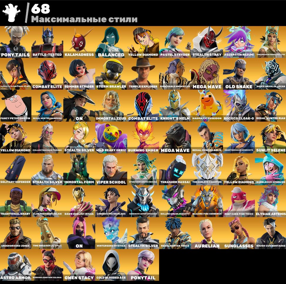 🎨 93 skins | 🌟 Fortnite account