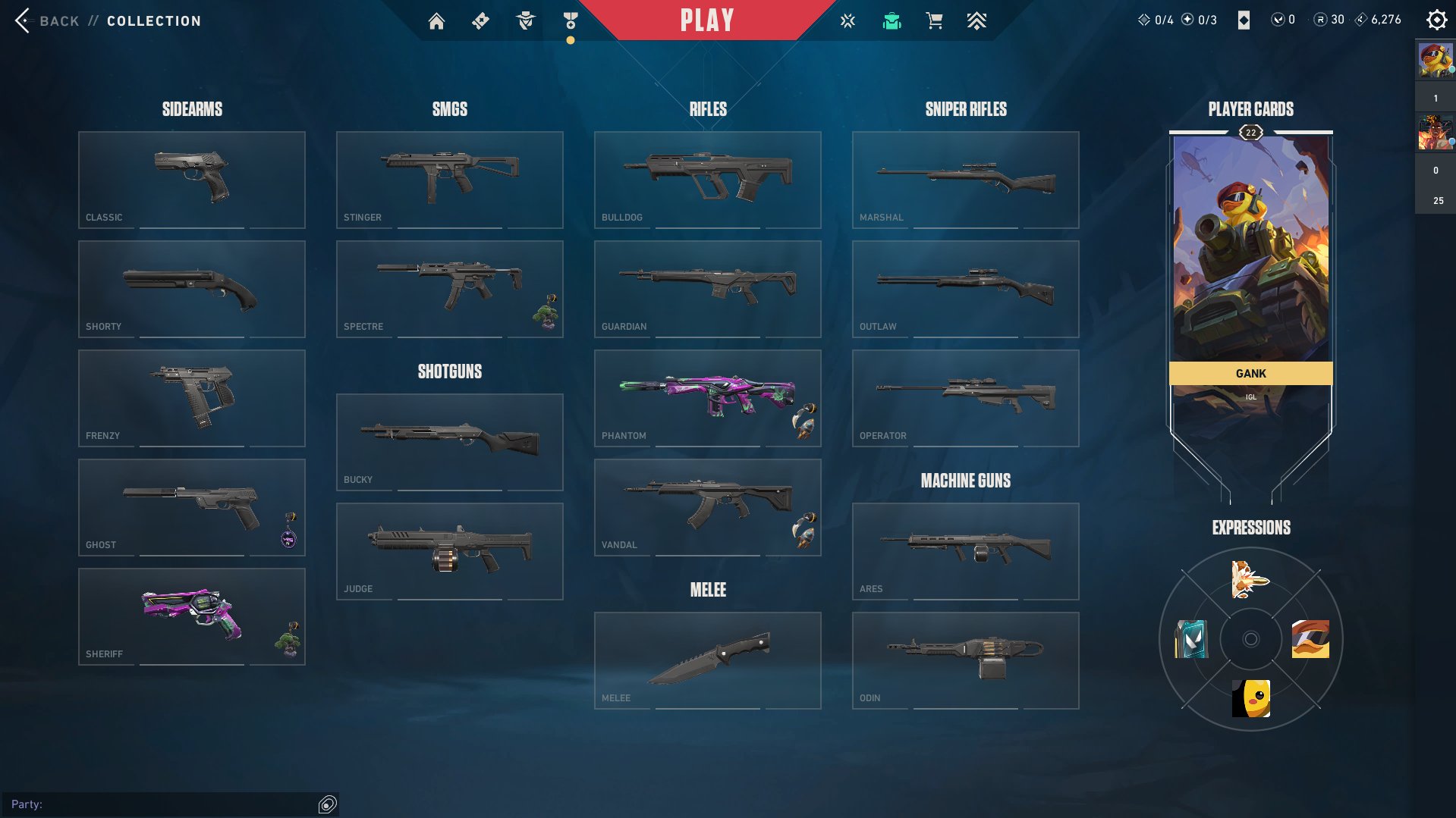 🎯 Valorant account | Gold 2 | Any | 3 agents