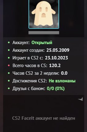 💎 CS2 PRIME | 🎯 13 Ранг | 🕒 120 часов — готов к соревнованиям