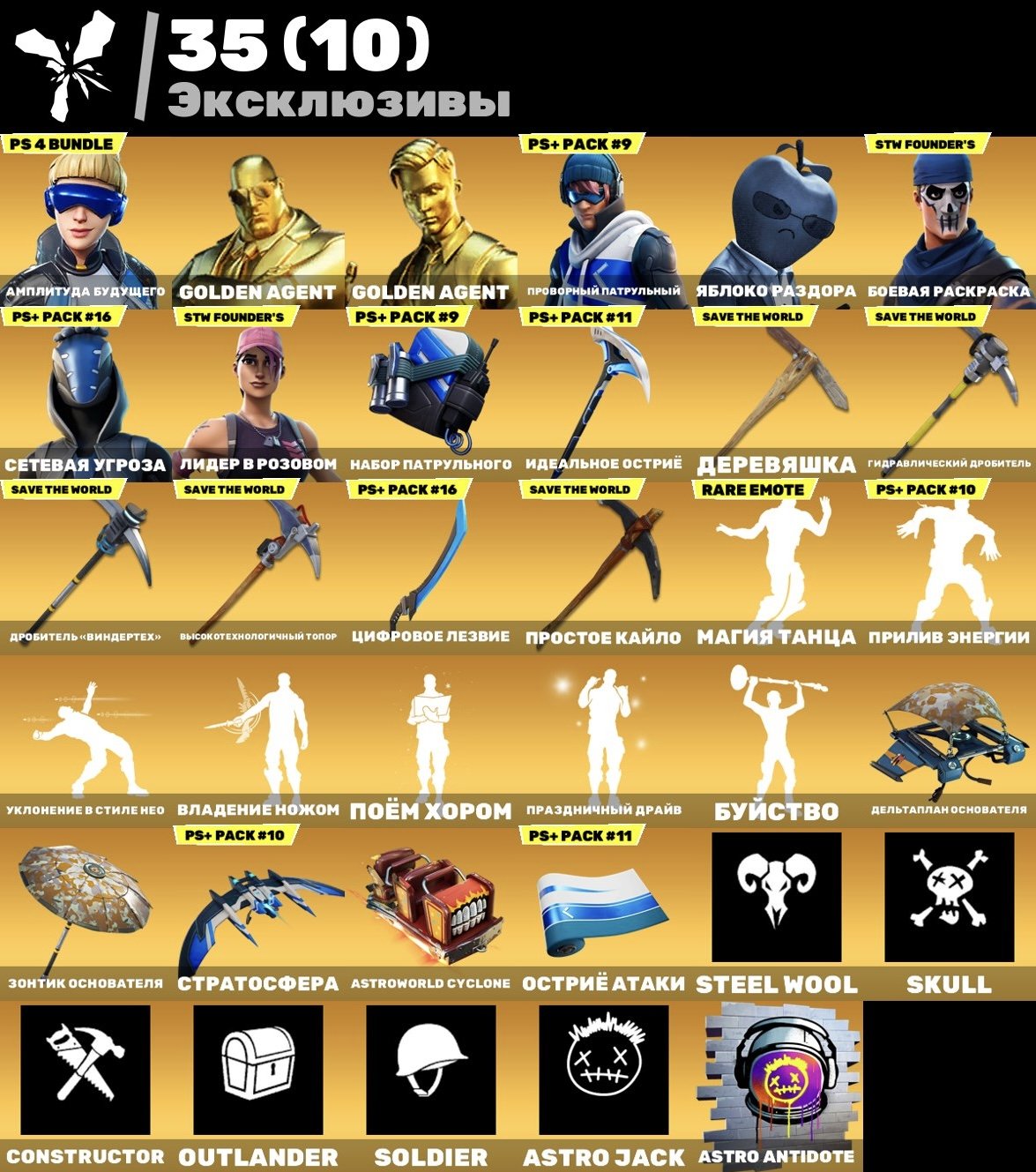 🎨 125 скинов | 🌟 Fortnite аккаунт