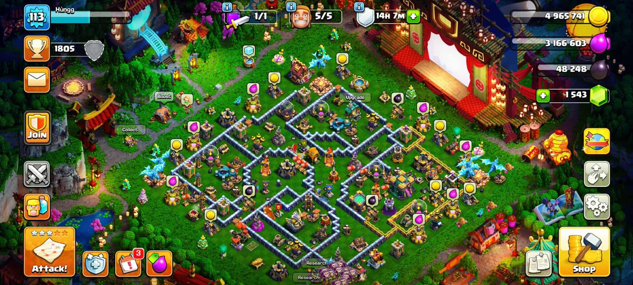 🏰 Clash of Clans акаунт | 14 ратуша | Рівень 80