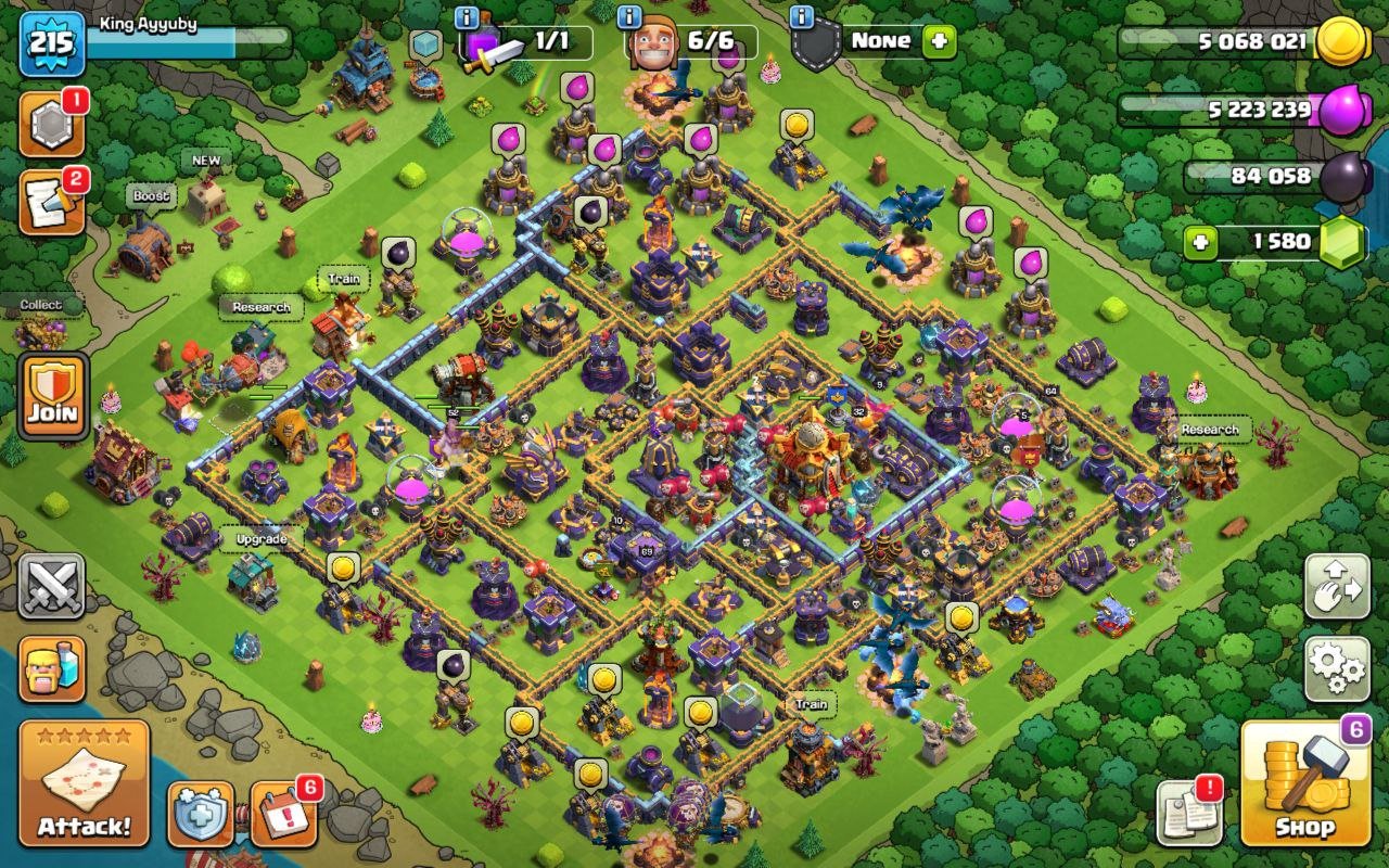 🏰 Clash of Clans акаунт | Ратуша 16 | Рівень 215