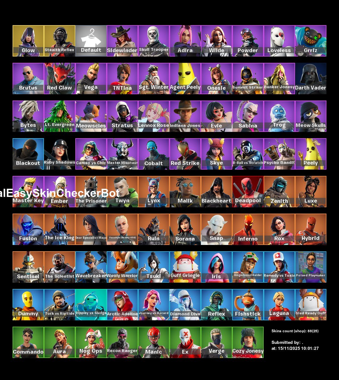 🎨 87 skins | 🌟 Fortnite account