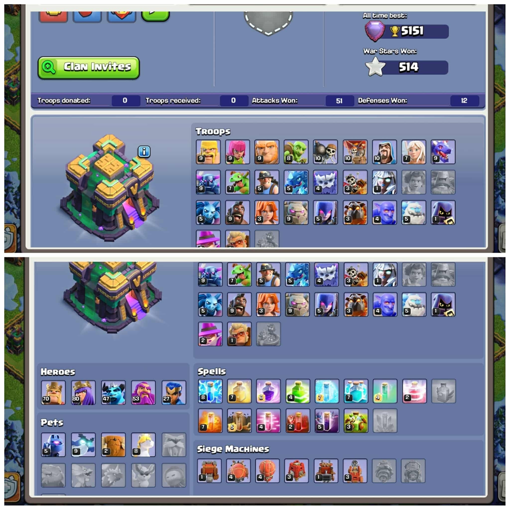 🏰 Clash of Clans акаунт | Ратуша 14 | Рівень 23