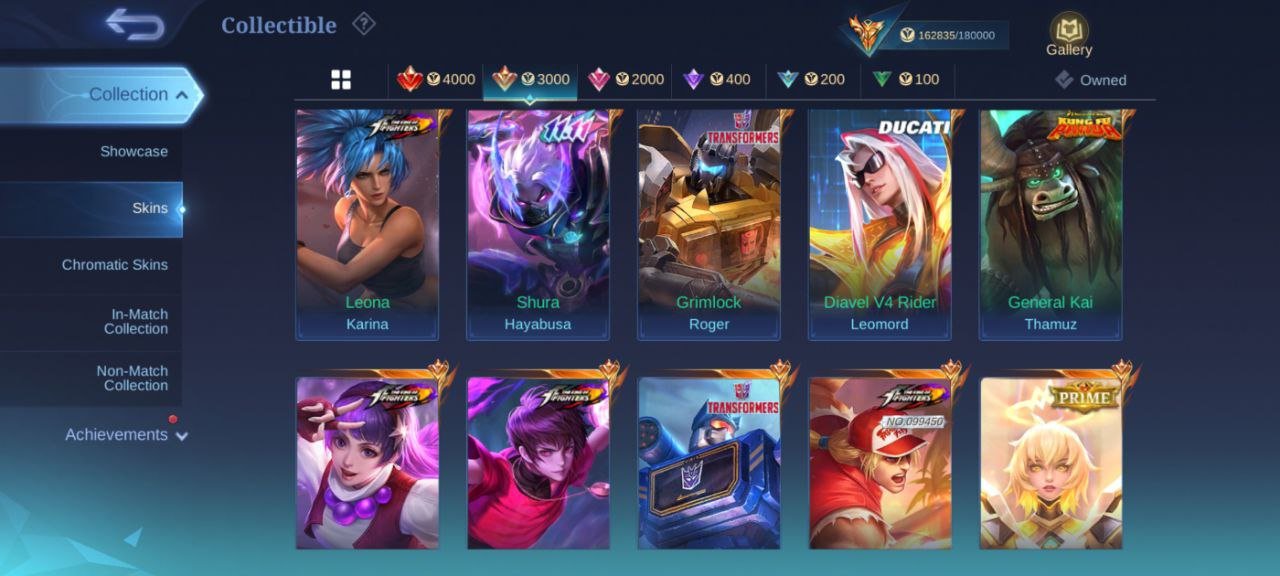 🎮 Mobile Legends account | Mythic | 131 heroes | 420 skins