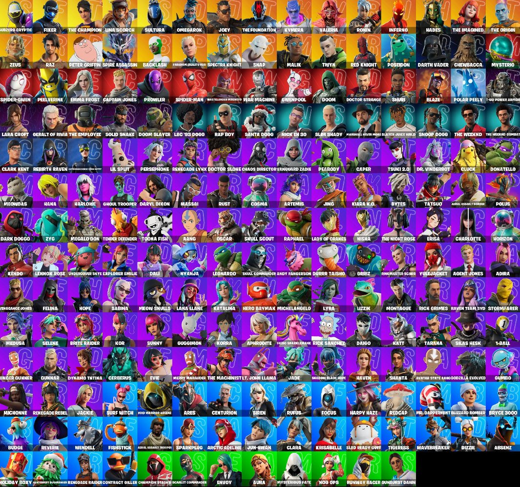 🎨 207 skins | 🌟 Fortnite account