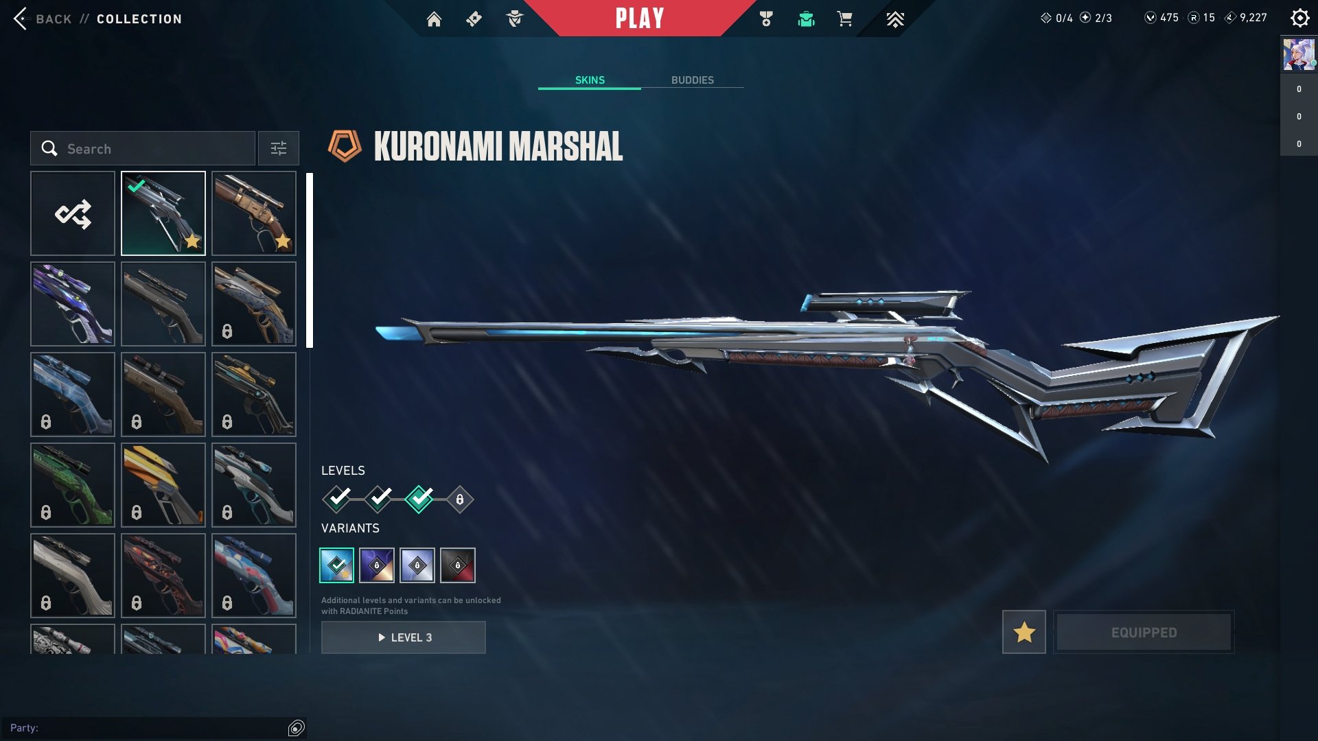 ● 30 skins | 1 Knife | Karambit Prime//2.0 ― Vandal Harbinger of Chaos ― Sheriff New Frontier