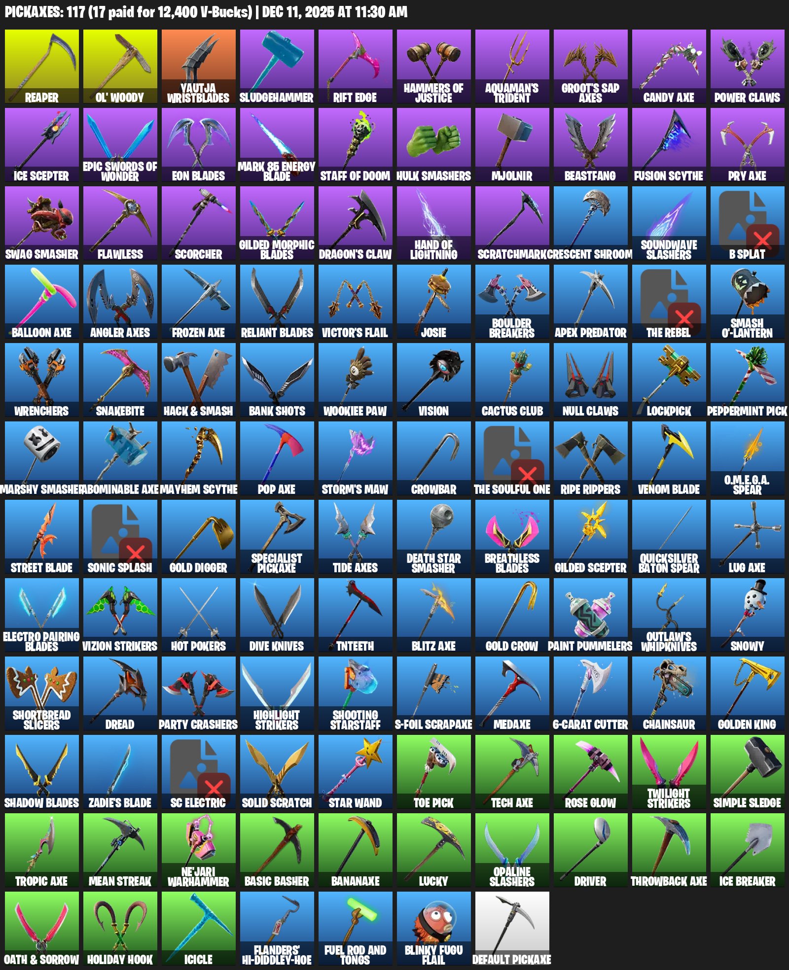 🎨 93 скина | 🌟 Fortnite аккаунт