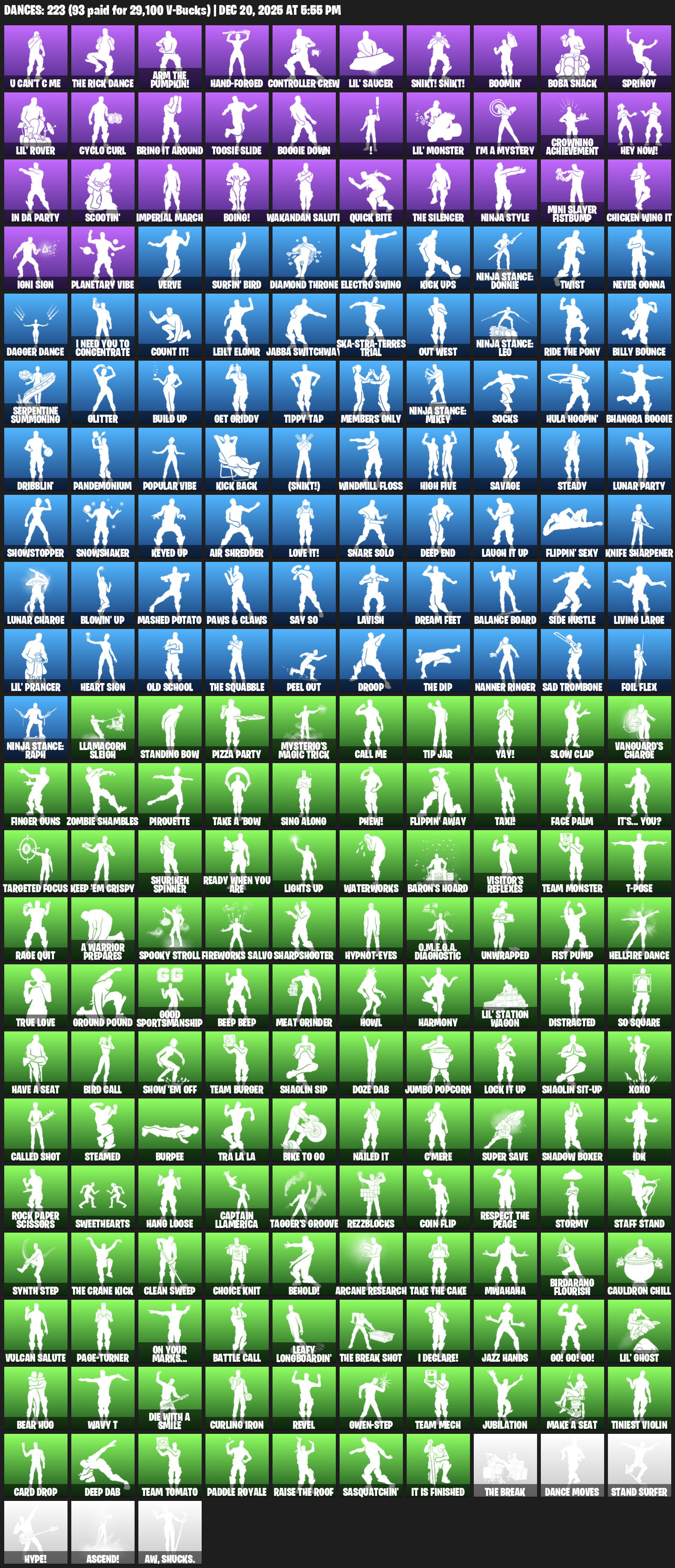 🎨 206 skins | 🌟 Fortnite account